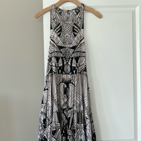 Free People La Mar Hi Lo Maxi Racerback Dress w Pockets OVERSIZE Small - Picture 4 of 14